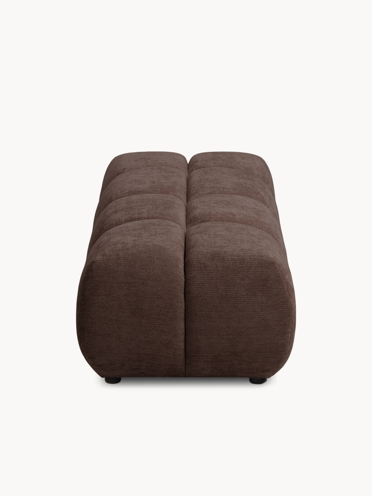 puff kárpitozott Lutario - barna chenille Vibe 26