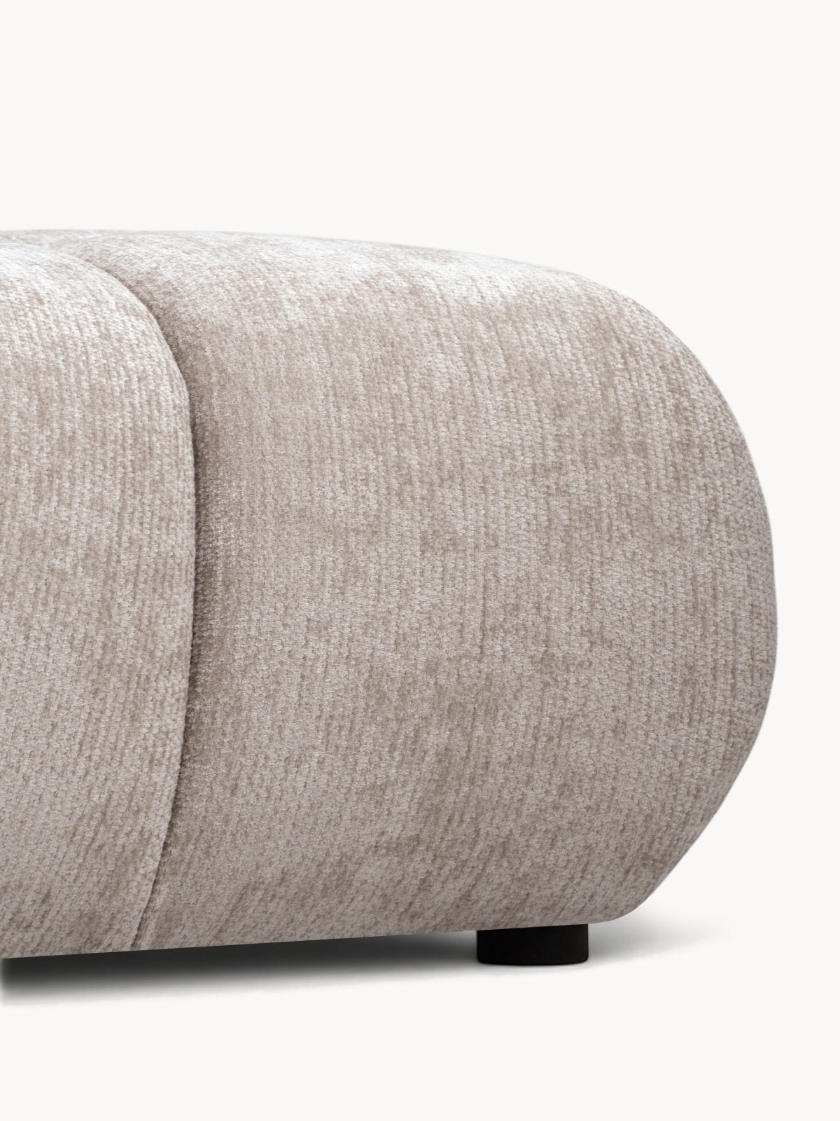 puff kárpitozott Lutario Mini - bézs chenille Vibe 08