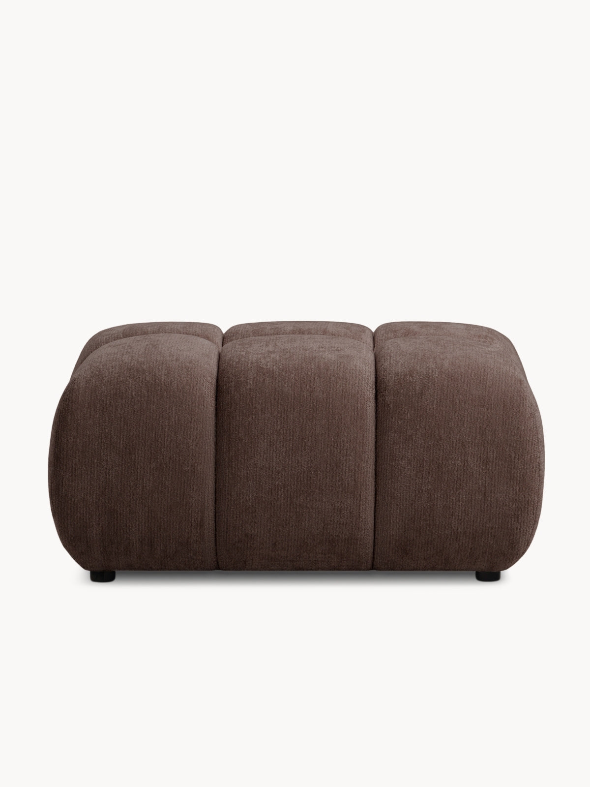 puff kárpitozott Lutario Mini - barna chenille Vibe 26
