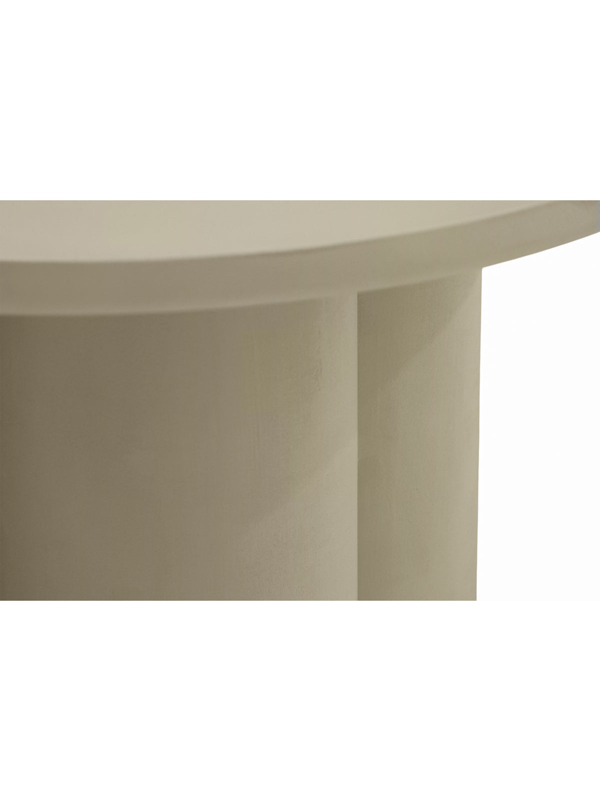 asztal kawowy okragly Cylindus 80 cm - sötét bézs