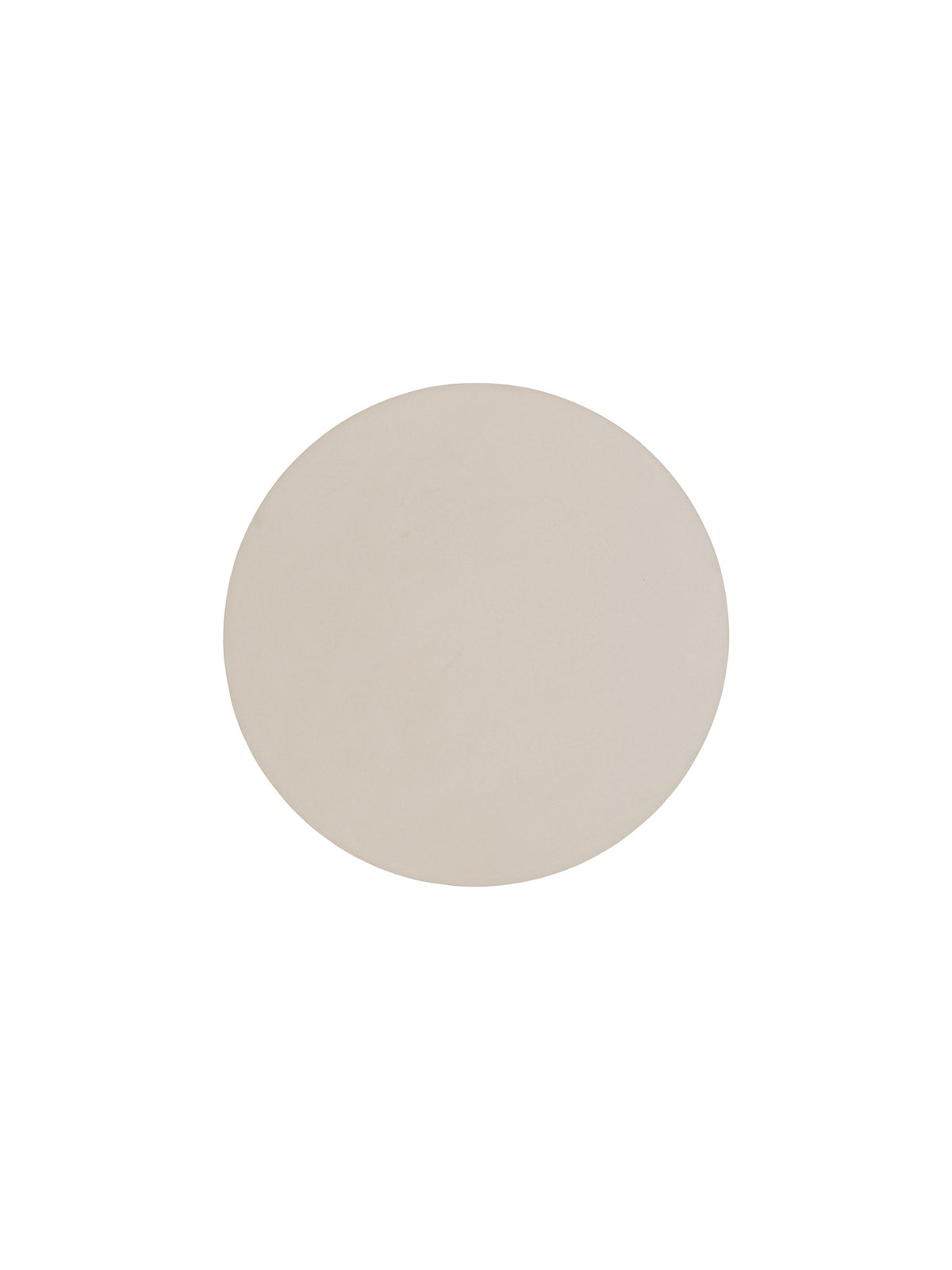 Beige Cylindus 80 cm körasztal lakkozott MDF lappal és vázszerkezettel