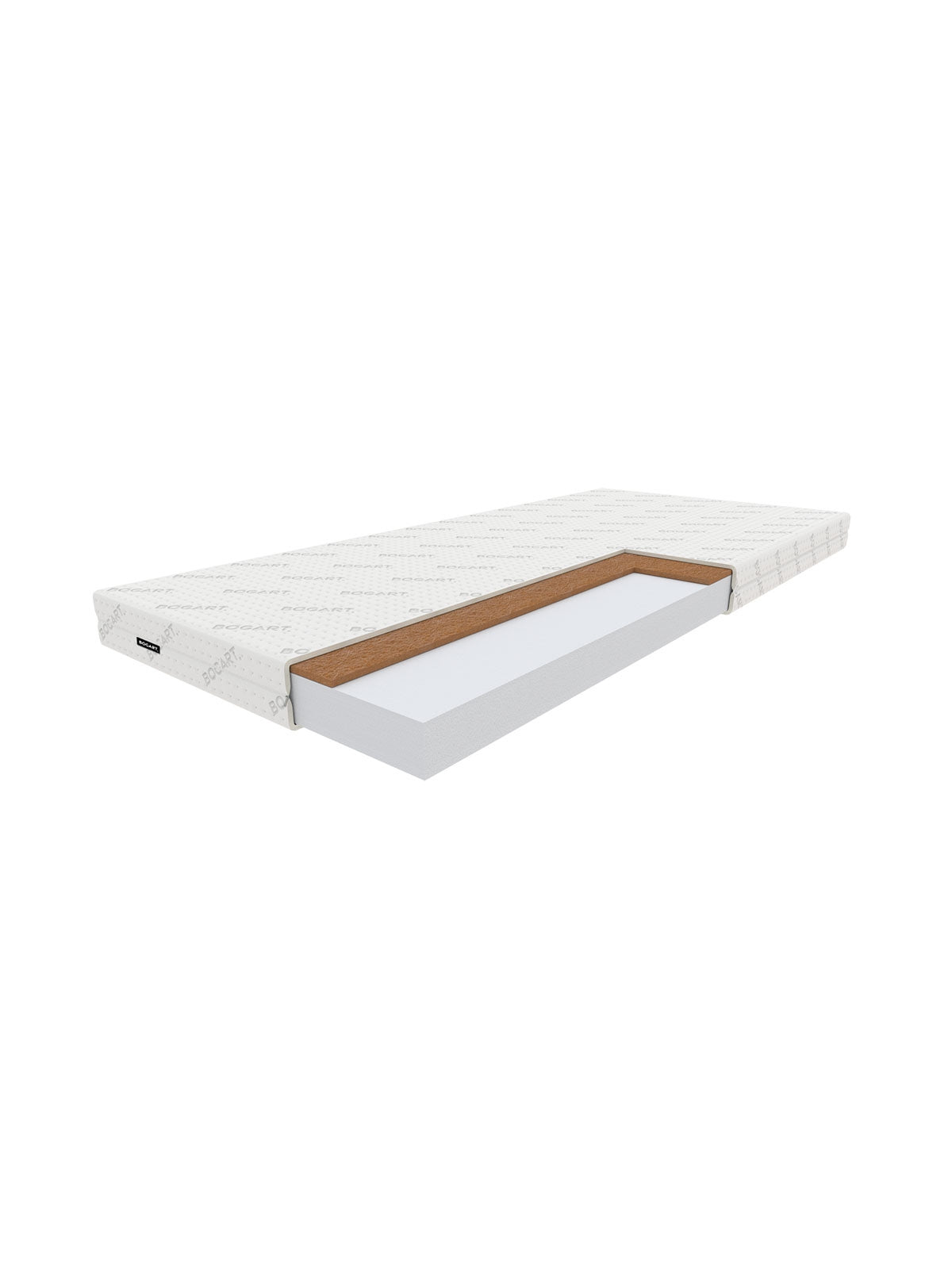 Noli kókusz hab matrac 80x200 cm fehér huzattal és filc közbéléssel