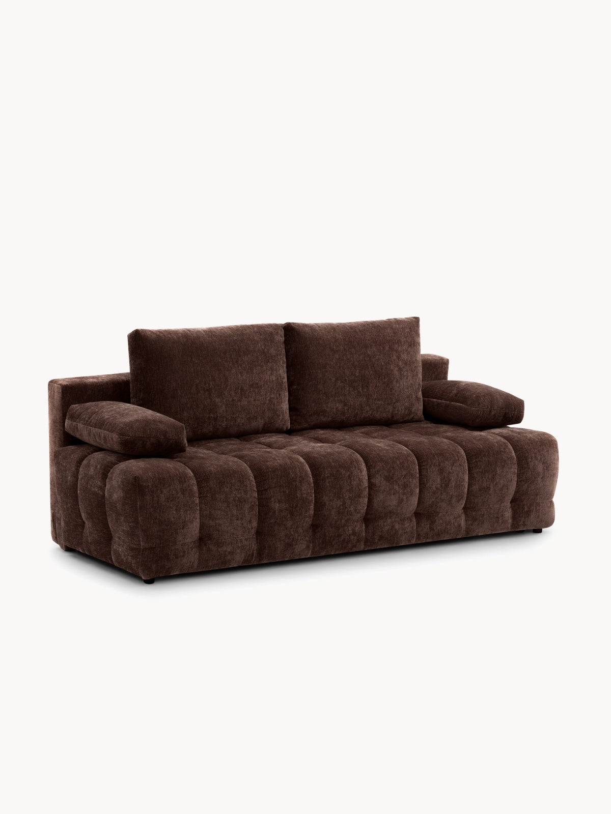 Kanapé Tuko rozkladana tárolokkal - barna chenille Vibe 26