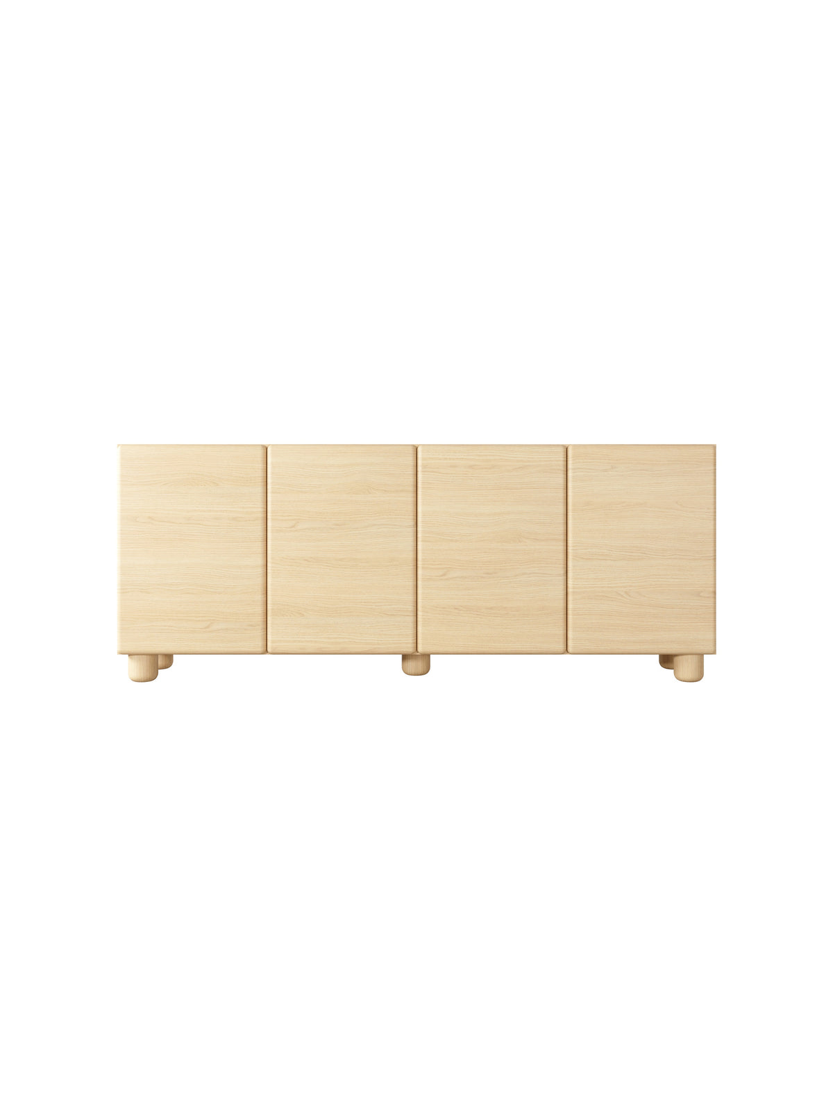 Komoda Arlo 200 cm czterodrzwiowa w kolorze dąb vicenza w stylu Scandi
