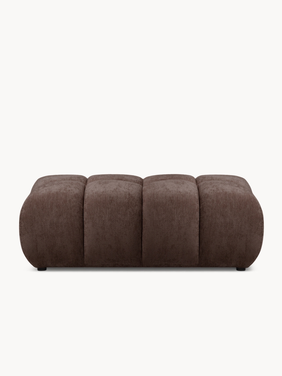 puff kárpitozott Lutario - barna chenille Vibe 26
