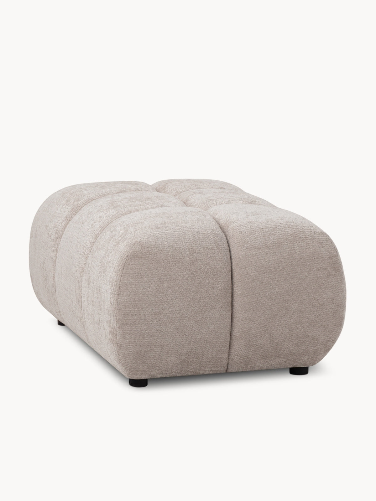 puff kárpitozott Lutario Mini - bézs chenille Vibe 08