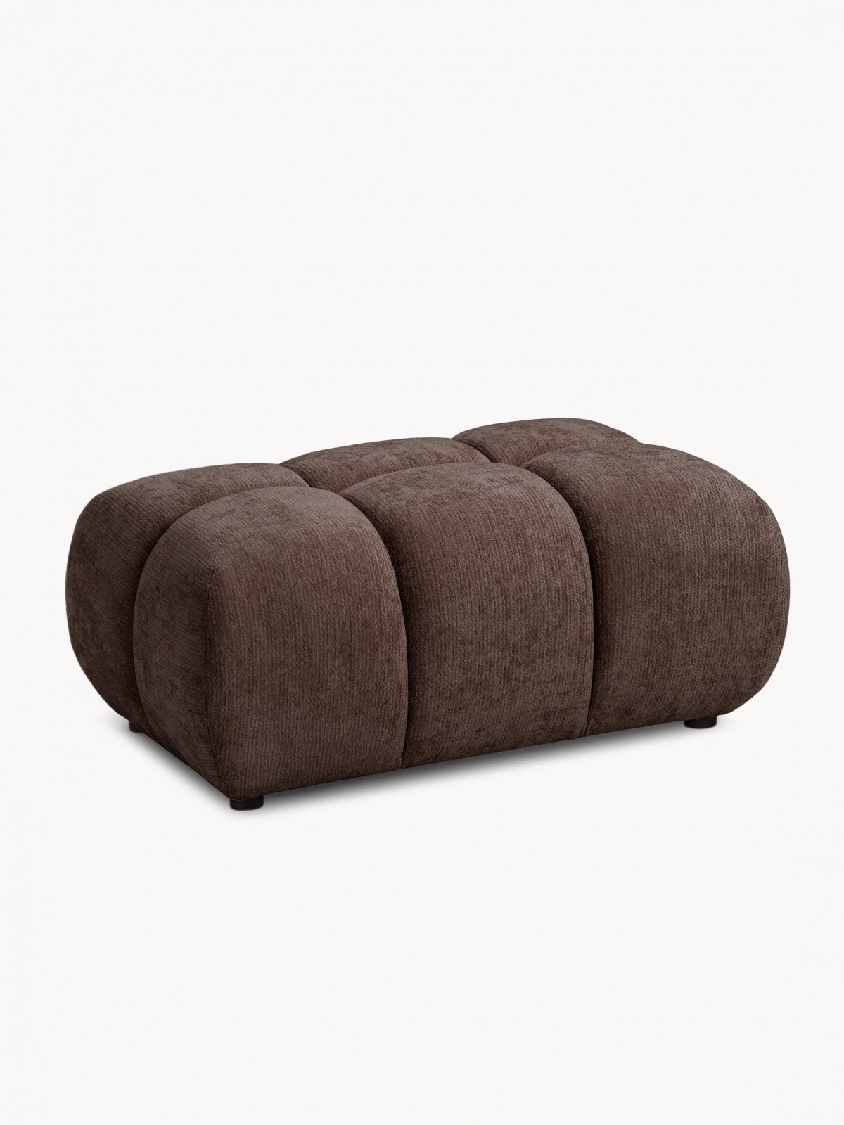 puff kárpitozott Lutario Mini - barna chenille Vibe 26