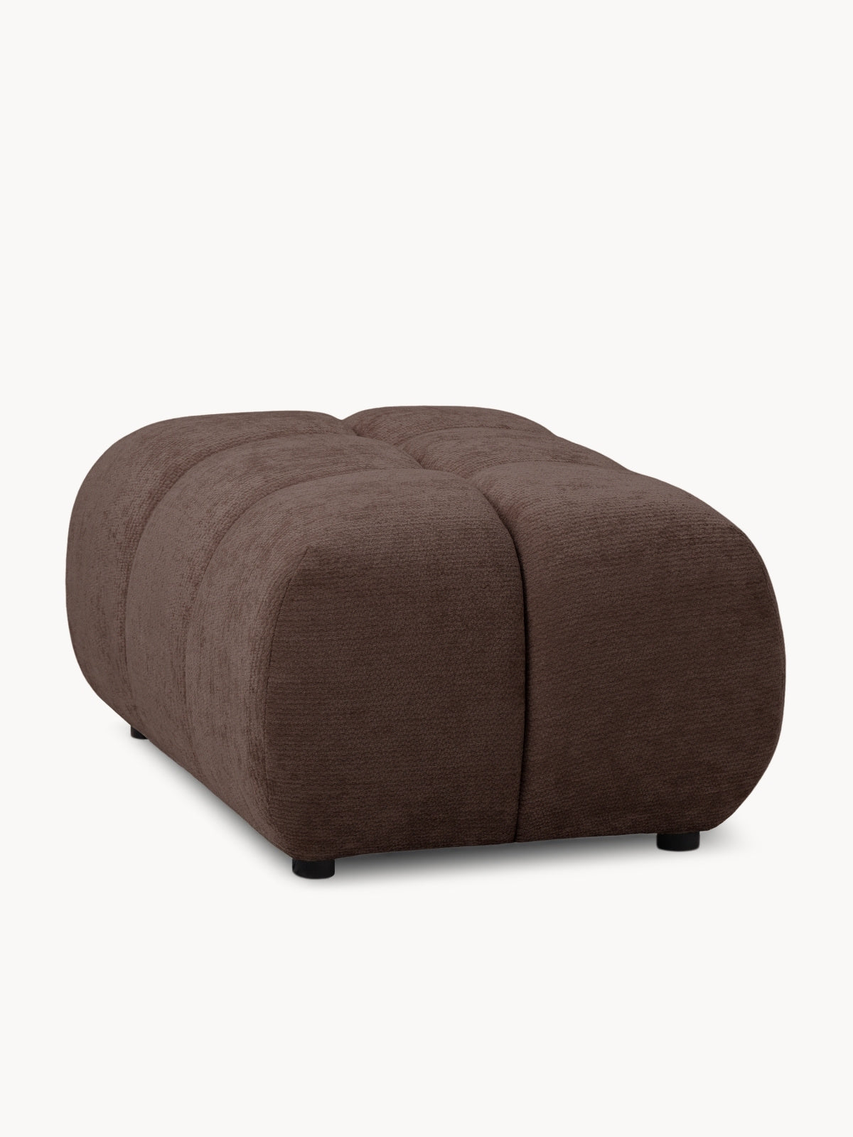 puff kárpitozott Lutario Mini - barna chenille Vibe 26
