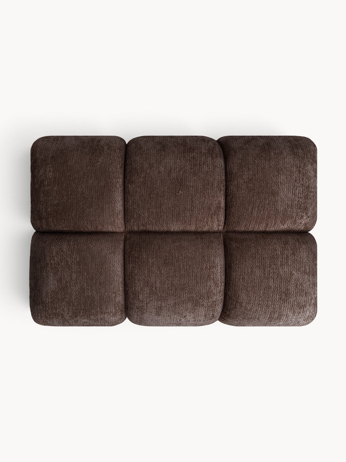 puff kárpitozott Lutario Mini - barna chenille Vibe 26