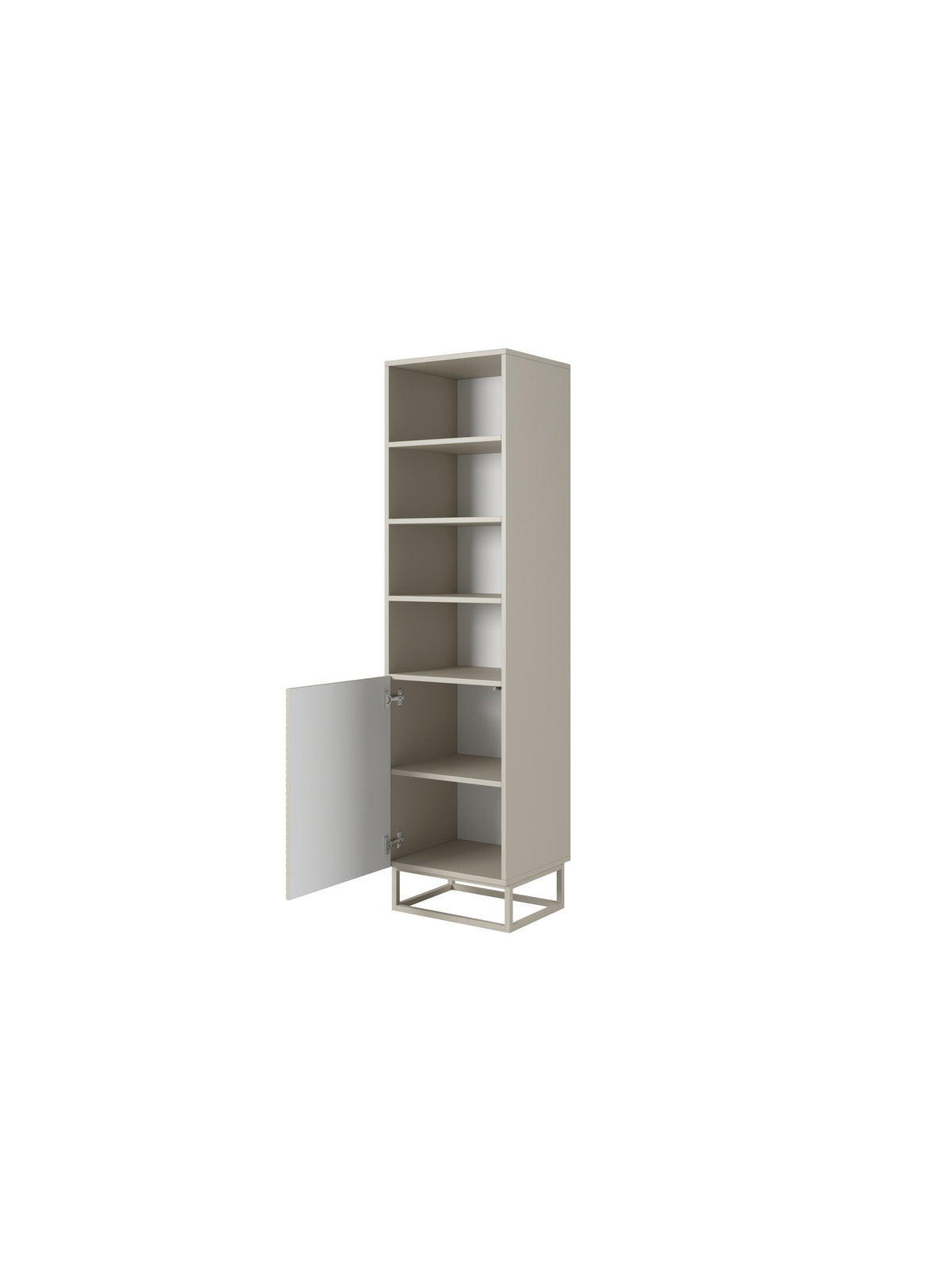 Regal Asha 50 cm na metalowych, kaszmirowych nogach - kasmír