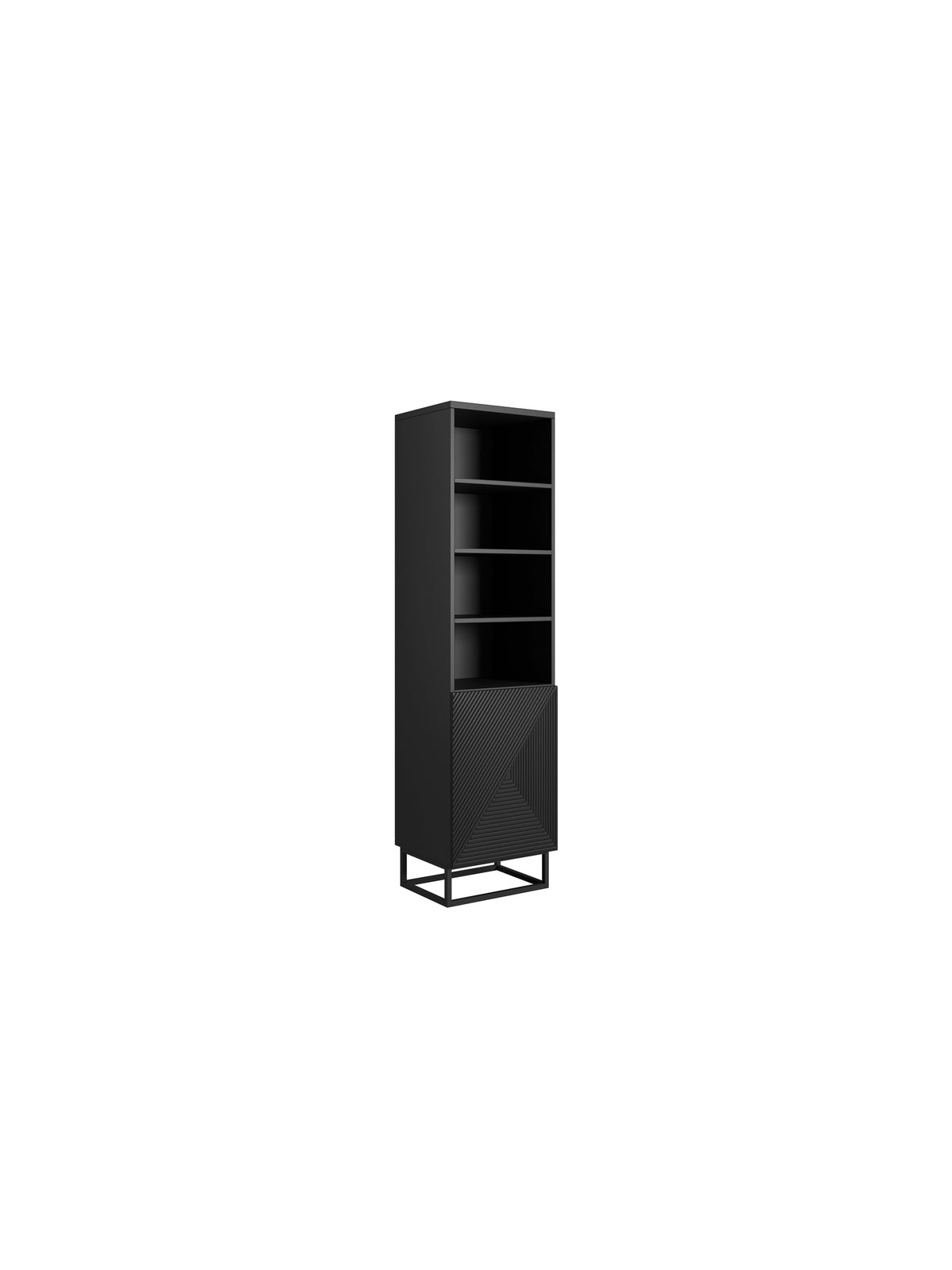 Regal Asha 50 cm fém lábakon - matt fekete