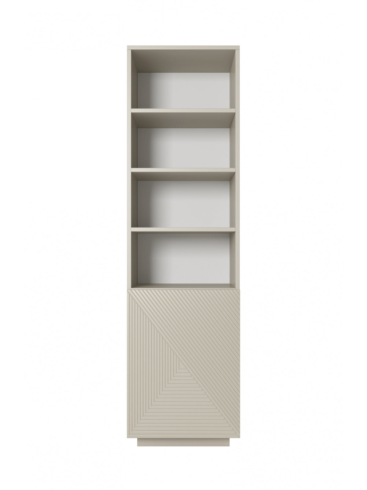 Regal Asha 50 cm z ryflowanym frontem - kasmír