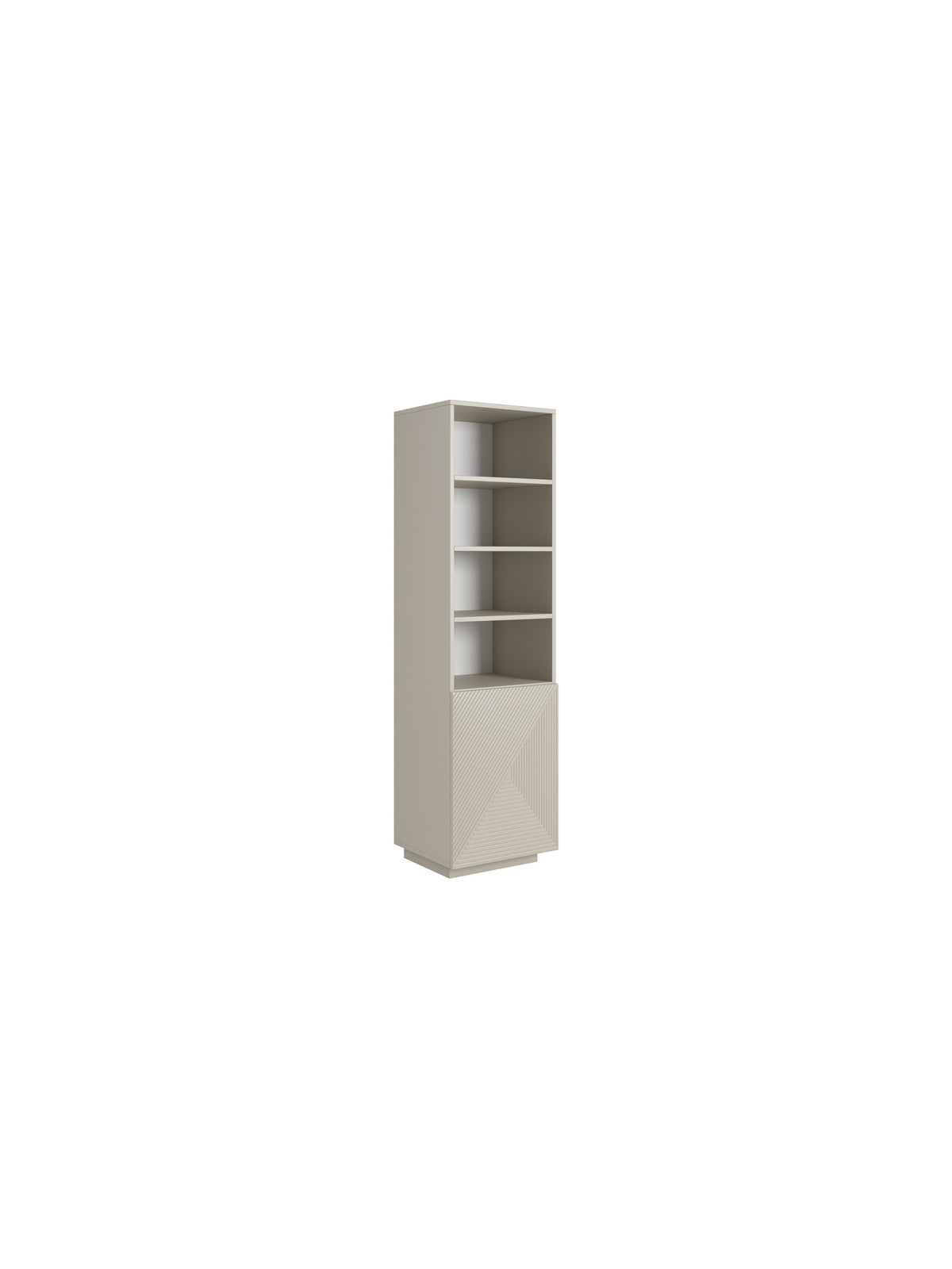 Regal Asha 50 cm z ryflowanym frontem - kasmír