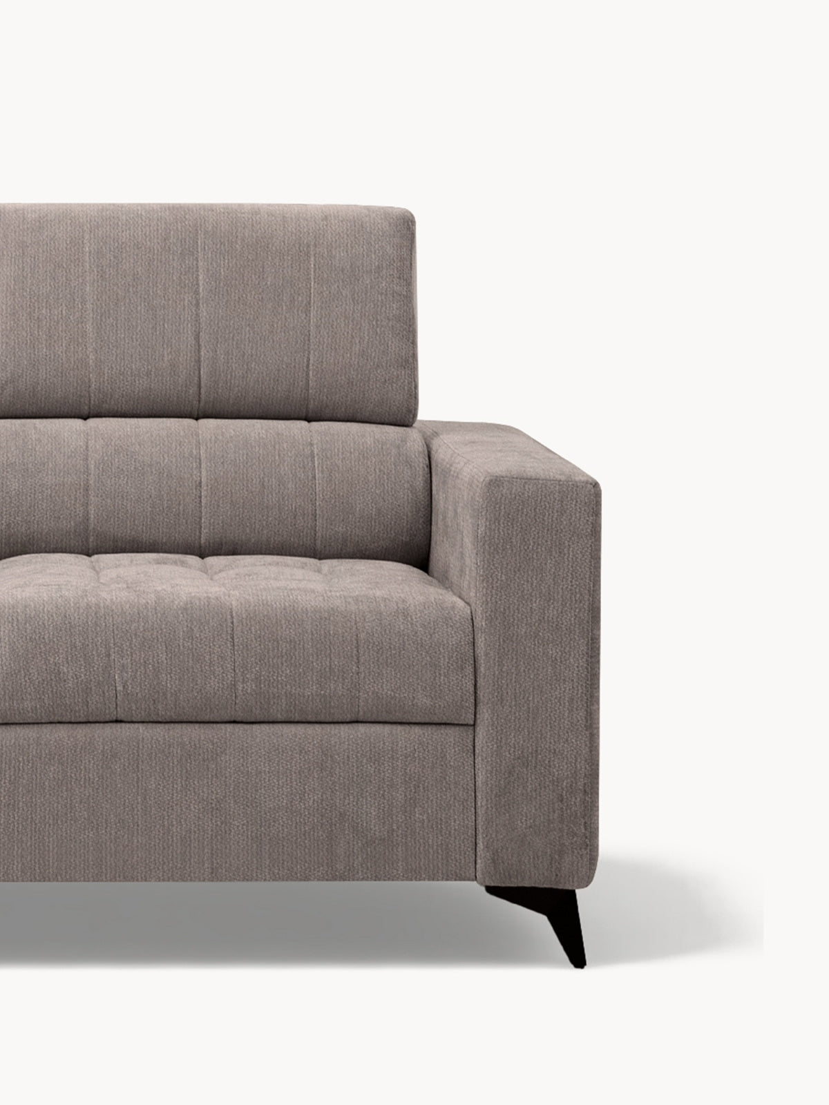 Nardo kanapé ágyfunkcióval, barna Vibe 21 szövet, részlet állítható fejtámlával