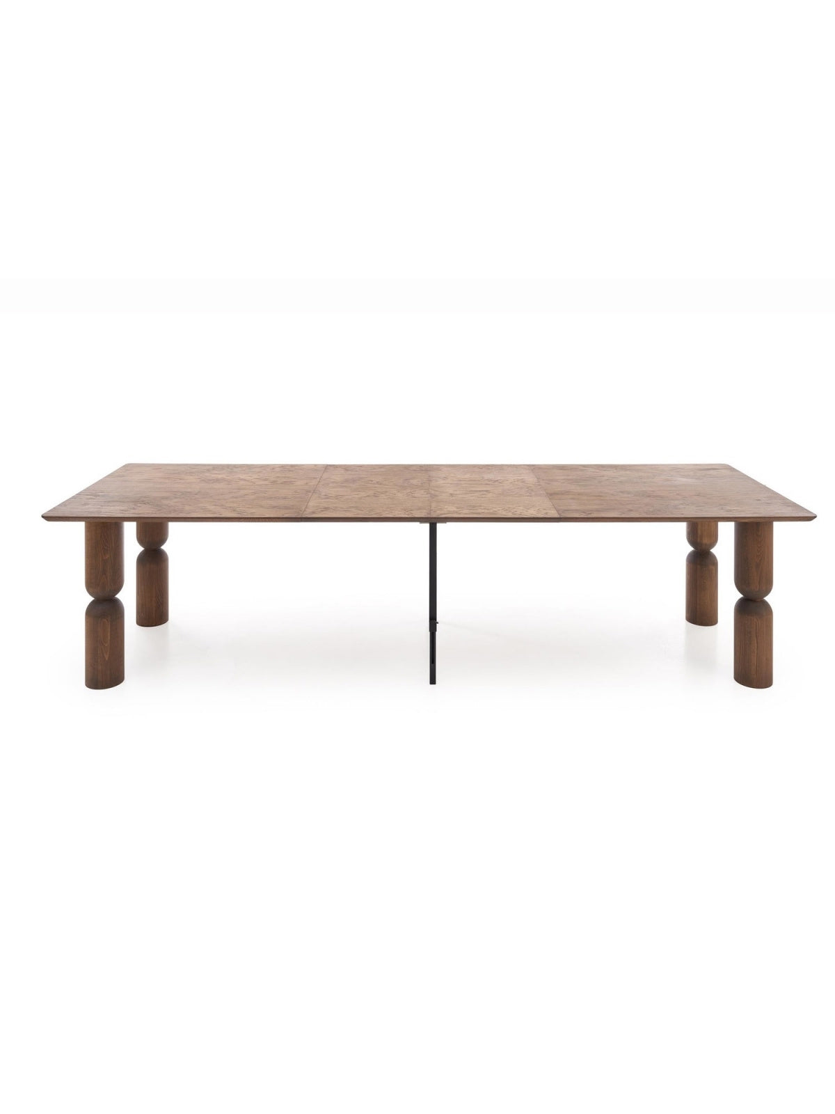 Széthúzható Lavenor asztal 200-300x101 cm világos dió színű, téglalap alakú lap, fa lábak