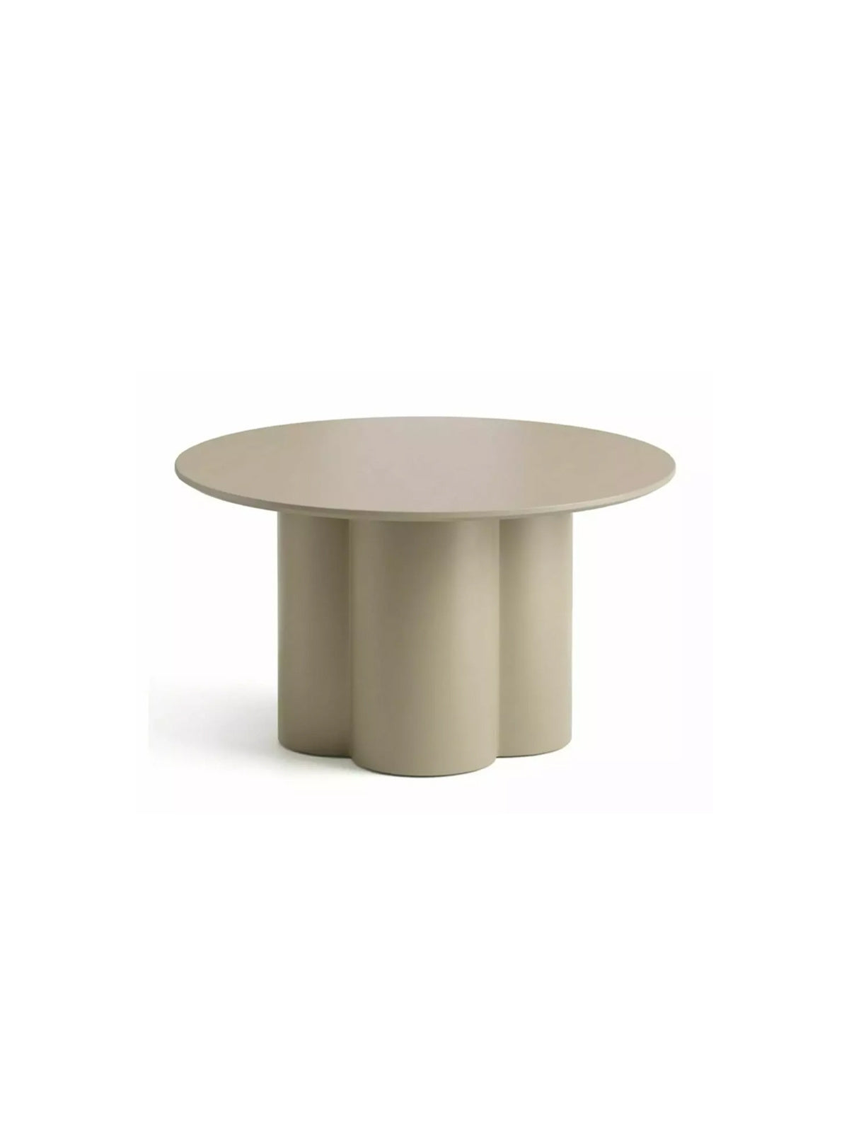 asztal kawowy okragly Cylindus 80 cm - sötét bézs
