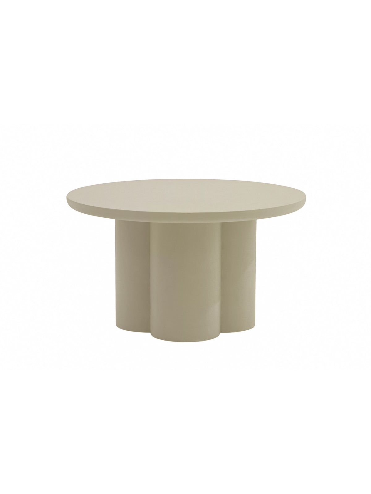 asztal kawowy okragly Cylindus 80 cm - sötét bézs