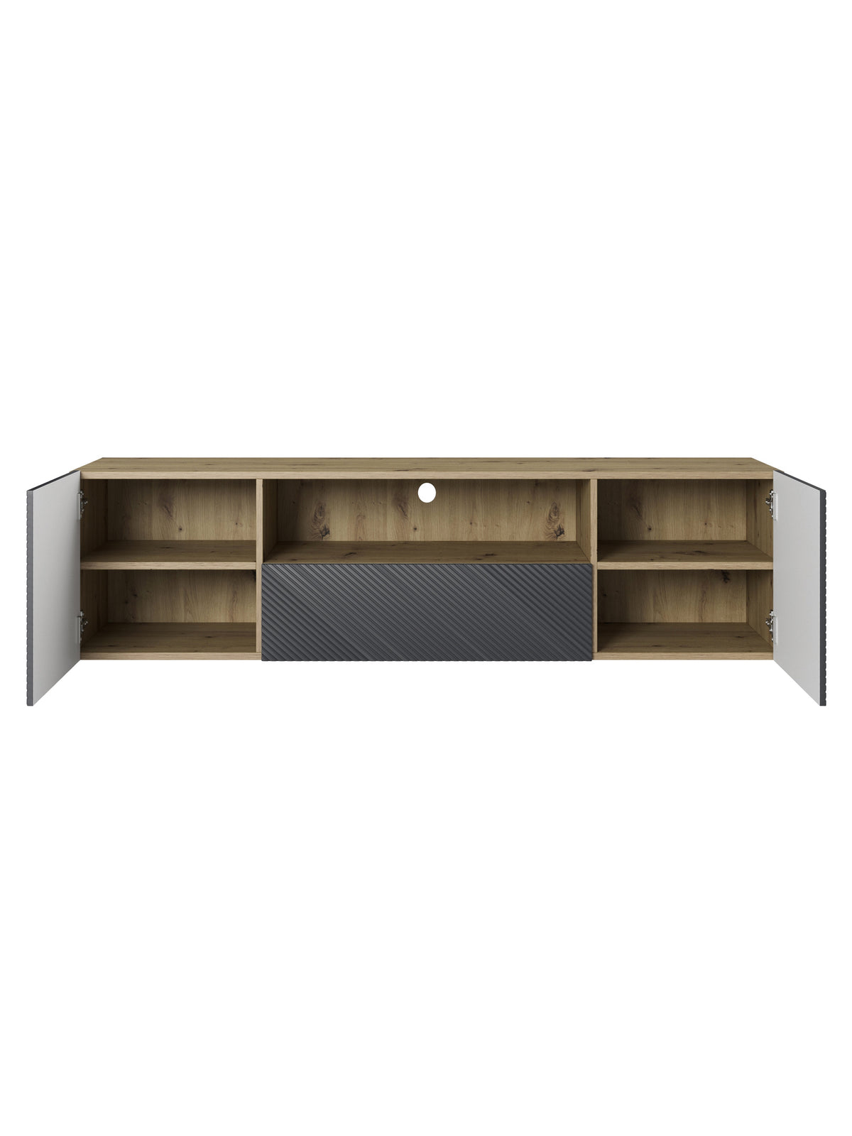 TV-szekrény Asha 167 cm függő z szuflada i wneka - artisan / rivier stone mat