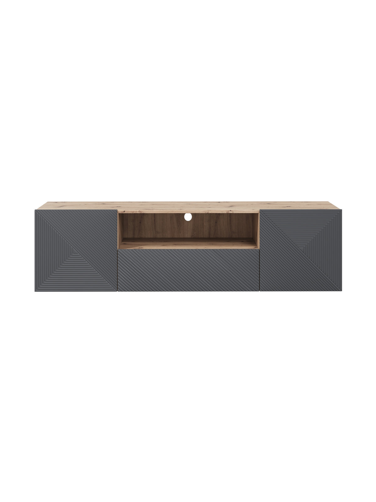 TV-szekrény Asha 167 cm függő z szuflada i wneka - artisan / rivier stone mat
